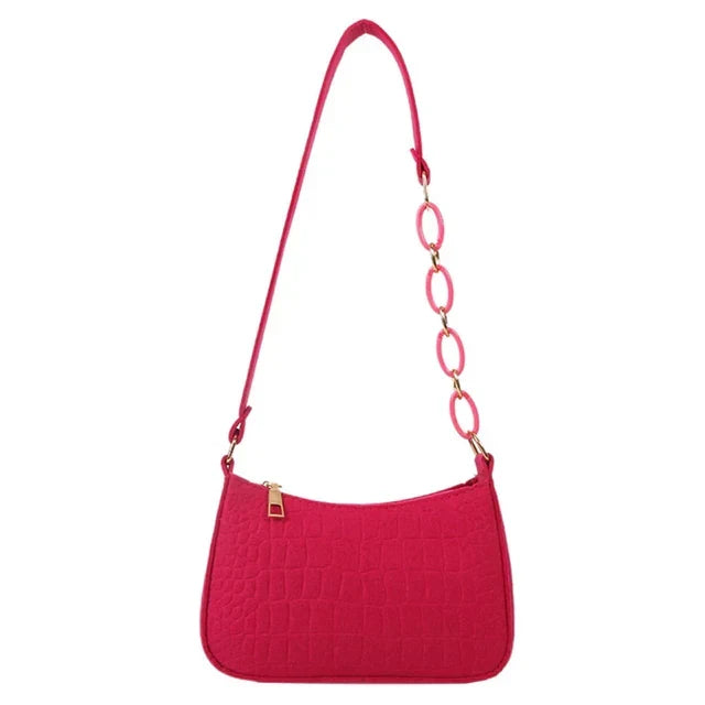 Thaïs - Petit sac effet croco